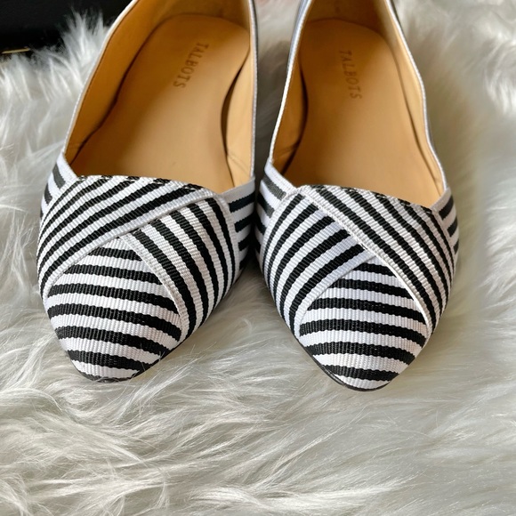 Talbots Edison Ribbons Striped Flats - Picture 3 of 11